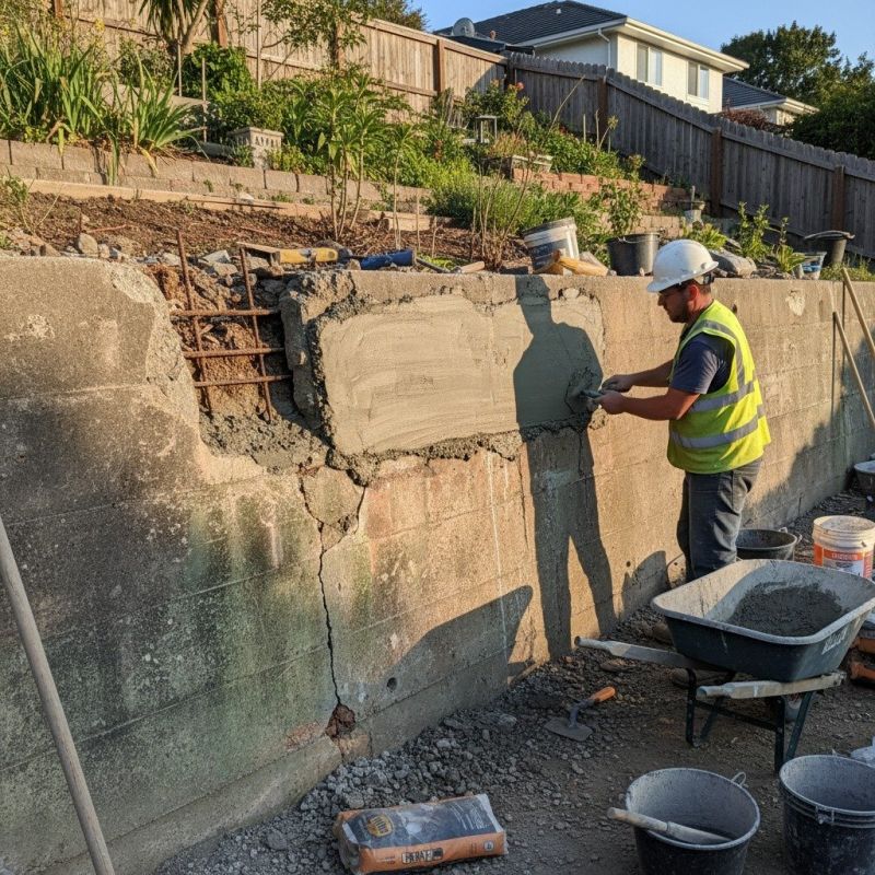 Concrete Wall Repair detail