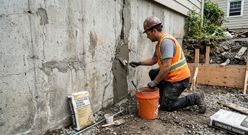 Concrete Wall Repair Service